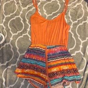 Peach colored romper